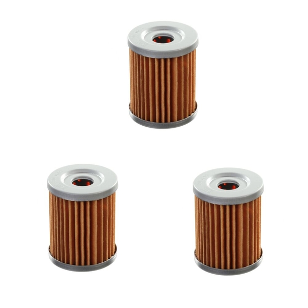 MotoFilter Kit Three Oil Filters for Suzuki DR200SE Trojan 2001 to 2015