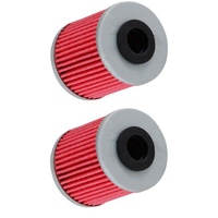 Two OIL FILTERS for Suzuki RMX450Z 2009 2010 2011 2012 2013 2014 2015 to 2018