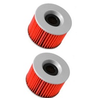 OIL FILTER 2 PACK FOR KAWASAKI GPX750 1987 1988 1989