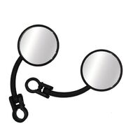 Pair Of Plastic Fold Down Enduro Mirrors for Suzuki DR200 Trojan Farm Bike