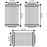 THREE (3) OIL FILTERS for KTM 690 SUPER MOTO SMC R 2014