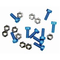 Rego Label Holder Screw Kit Blue 