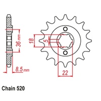 Front Sprocket 15T