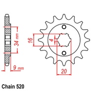 Front Sprocket 13T