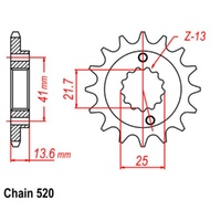 Front Sprocket 13T