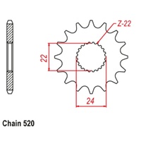 Front Sprocket 16T