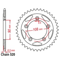 Rear Sprocket 38T