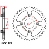 Rear Sprocket 44T