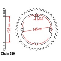 Standard Rear Sprocket 38T