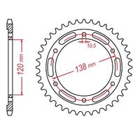 MTX Standard Rear Sprocket 36T for Honda CBR300R 2014-2019