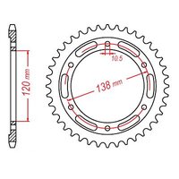 Rear Sprocket 39T