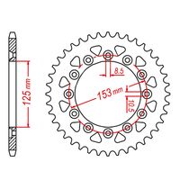 MTX Optional Rear Sprocket 47T for BETA 350 RR 4T 2013-2019