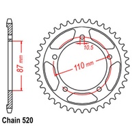 Rear Sprocket 39T