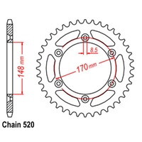 Rear Sprocket 45T