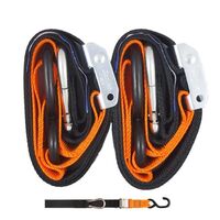  Tie Down 38mm S/Hk Black/Orange Loop for KTM 400 EGSE