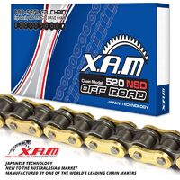 Non-Sealed Dirt Gold/Black Chain 520 x 114 Links