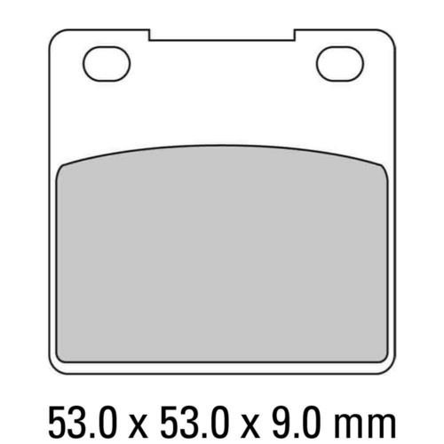 Ferodo Sintered Grip HH Rear Brake Pads for Suzuki GSX750F 1989-2006