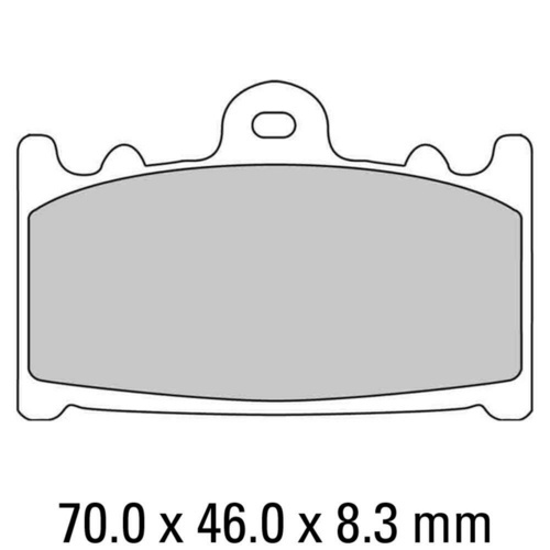 Ferodo Platinum Carbon Grip Front Brake Pads for Suzuki TL1000S 1997-2002