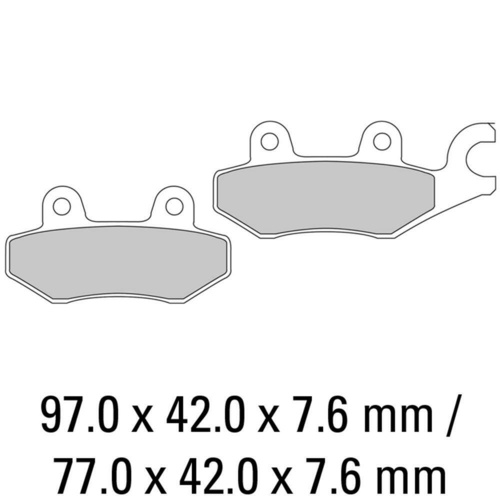 Ferodo Sintered Brake Pads Off-Road for CF-Moto Z8S 2015