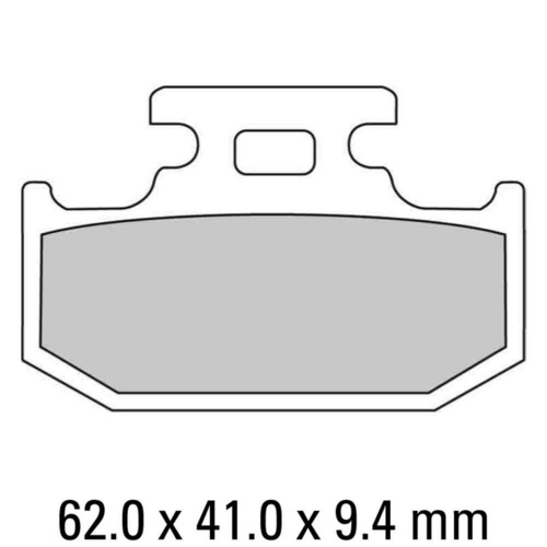 Ferodo Off-Road Sintered Rear Brake Pads for Suzuki DR350SE 1994-1999