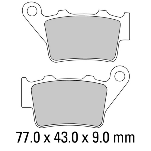 Ferodo ECO Carbon Rear Brake Pads for Husqvarna 701 Supermoto 2016 2017