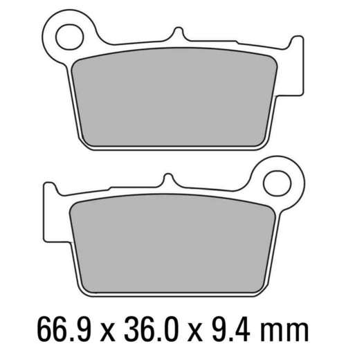 Ferodo Sintered Rear Brake Pads for TM Racing EN 250 2005 to 2016