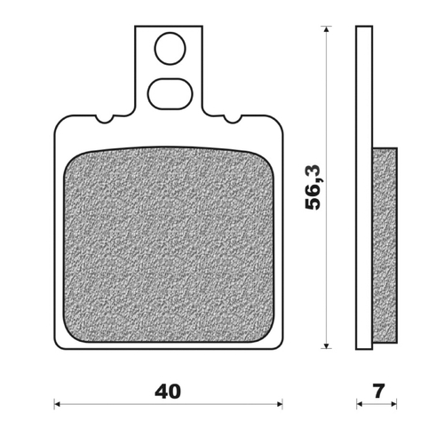 Front Brake Pads Touring Sintered for Aprilia RS50 1999 to 2005