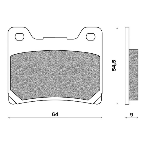 Front Brake Pads Touring Sintered for Yamaha XV750 Virago 1989 to 1993