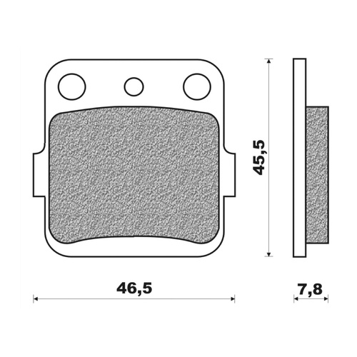 Newfren Off Road Organic Brake Pads for Honda CRF150R 2007 to 2018