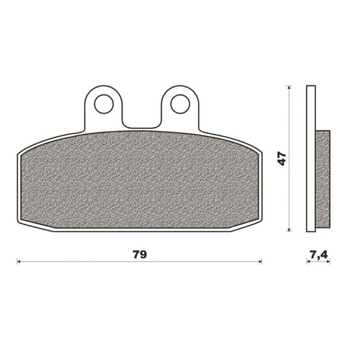 Newfren Rear Brake Pads Touring Organic