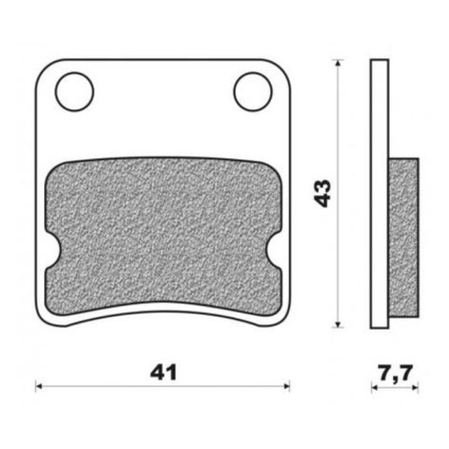 Newfren Front Brake Pads Scooter Organic