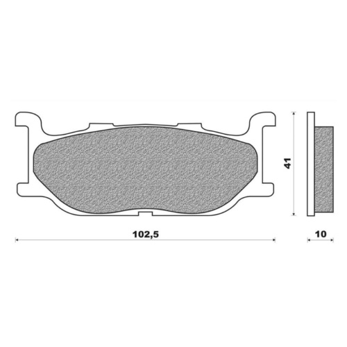 Newfren Front Brake Pads Touring Sintered