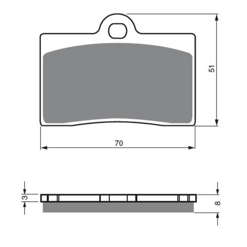 Newfren Front Brake Pads Road Race Sintered