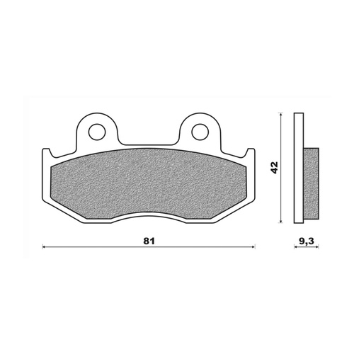 Newfren Brake Pads Scooter Elite Sintered