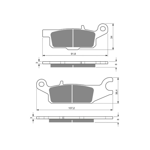 Newfren Brake Pads - Front / Rear