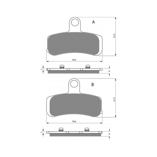 Newfren Brake Pads - Front