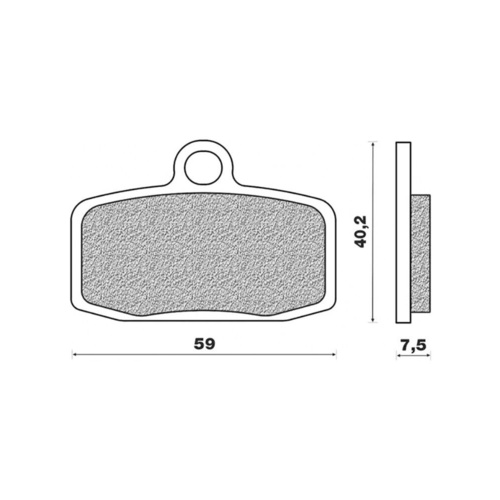 Newfren Front Brake Pad Dirt Organic