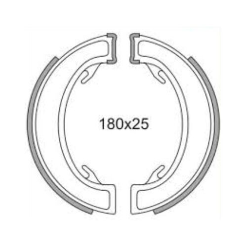 Front Brake Shoes for Triumph T120 1966 to 1970