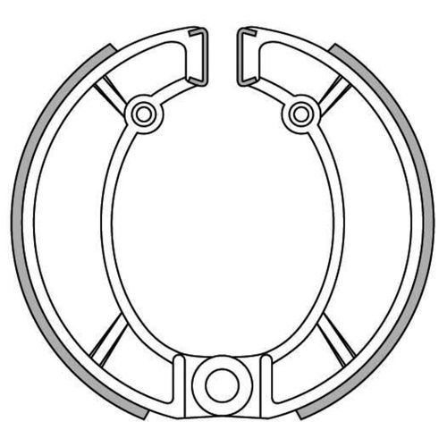 Rear Brake Shoes for Bultaco Frontera 250 MK9 1975 to 1976