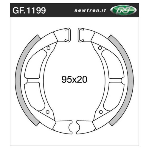 Front Brake Pads for Yamaha TY80 1974 to 1975