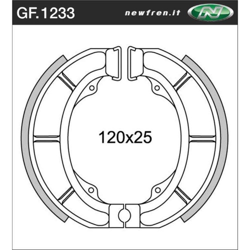 Newfren Front Brake Shoes Standard Line