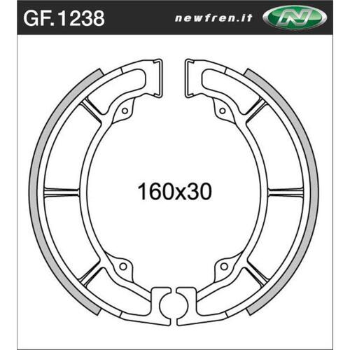 Rear Brake Pads for Kawasaki GPZ500S EX500 1987 to 1993