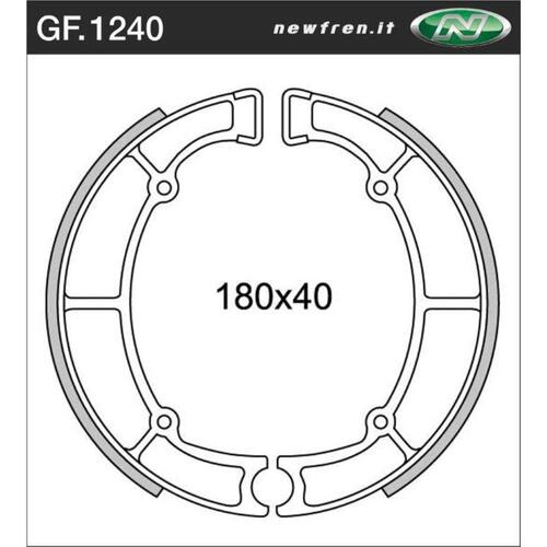 Rear Brake Pads for Kawasaki EN450 Ltd450 1985 to 1987