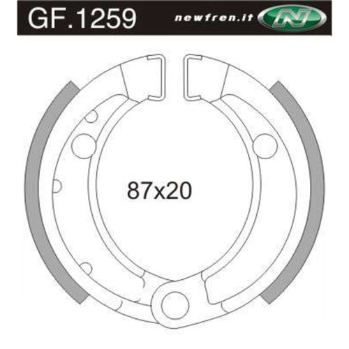 Newfren Brake Shoes - Front