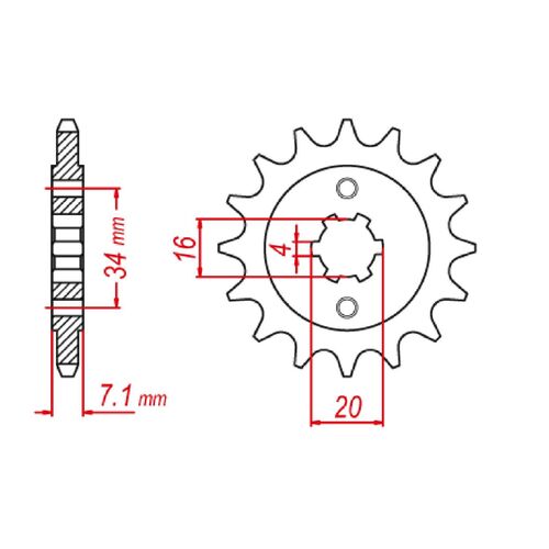 Front Sprocket 14T