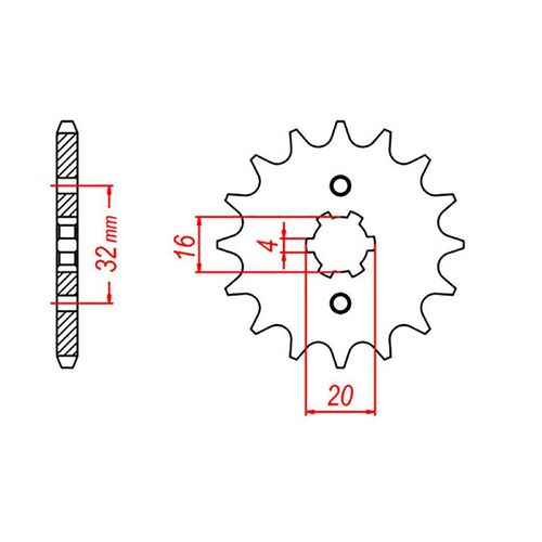 Front Sprocket 15T