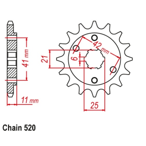 Front Sprocket 14T