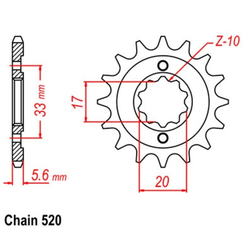 13T Supersprox Stealth Front Spkt (430)