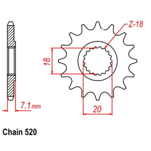 12T Supersprox Stealth Front Spkt (427)