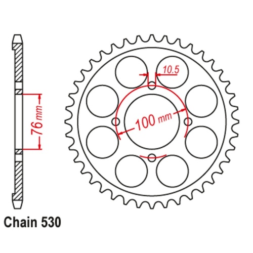 Standard Rear Sprocket 40T